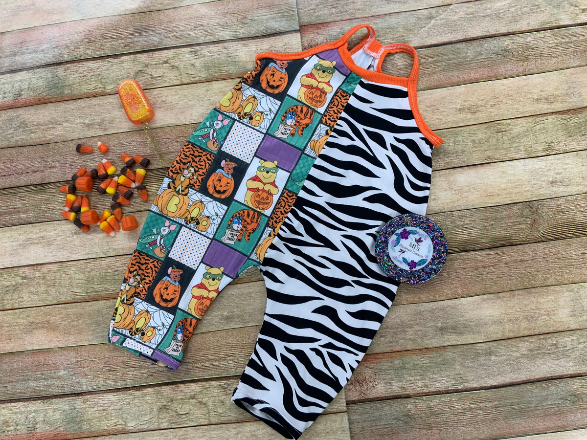 12-18 Months Halloween Split Terran Romper