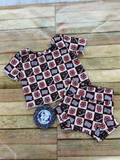 Custom Boxy Tee and Bummies Set
