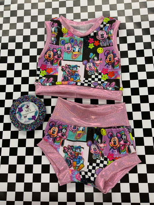 Custom Cropped Tank Top- TOP ONLY