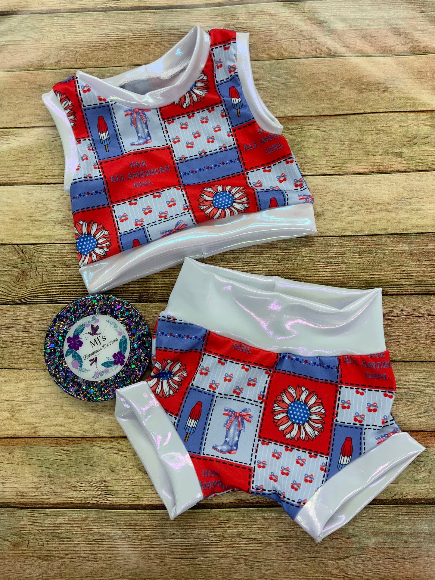 Custom Cropped Tank Top- TOP ONLY
